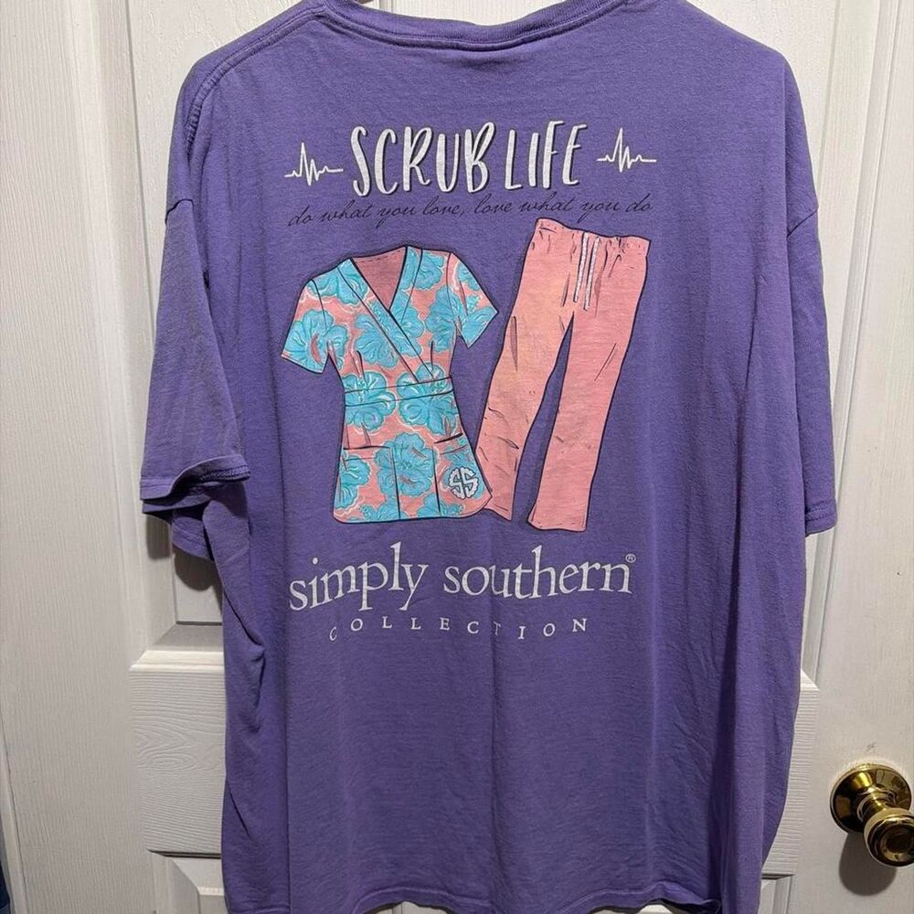 Simply-southern Women's Purple T-shirt